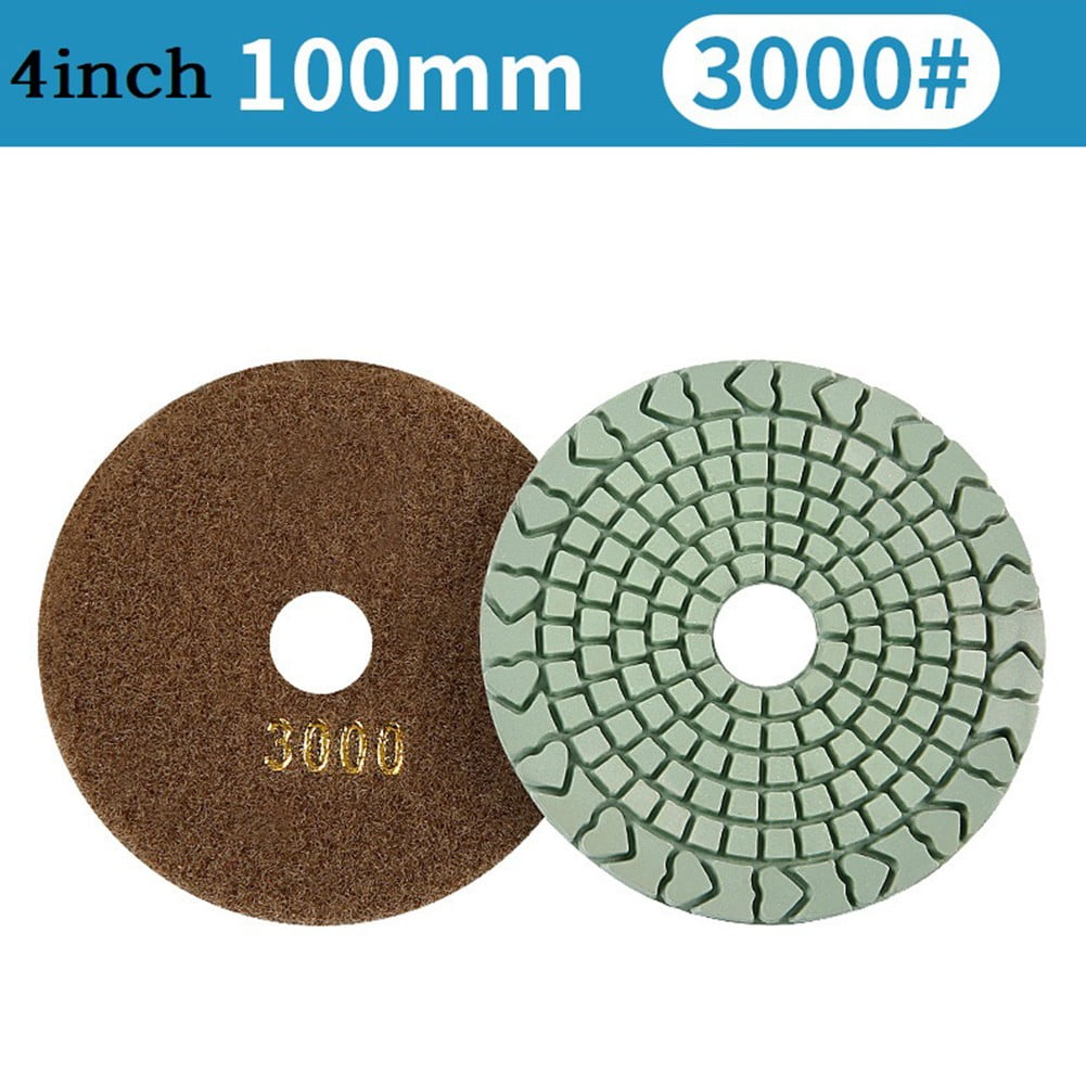 KURSTOL Diamant-Polierpads Set - 10-teilig Für Granit, Marmor & Quarzstein