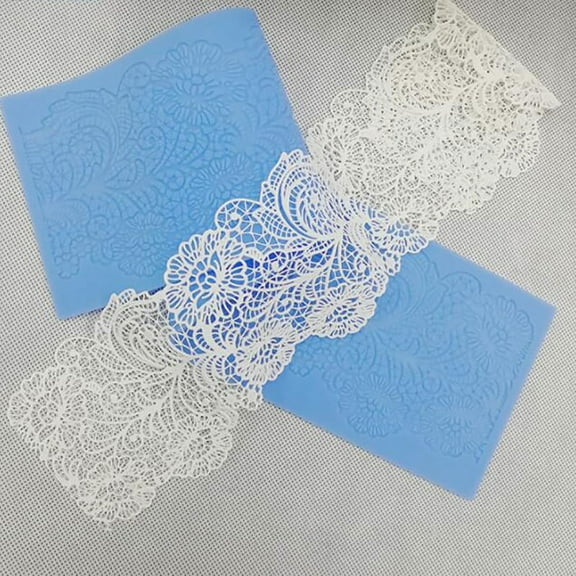 1Pc 40cm Flower Lace Mold Cake Border Decoration Tools Fondant Cake 3D Mold