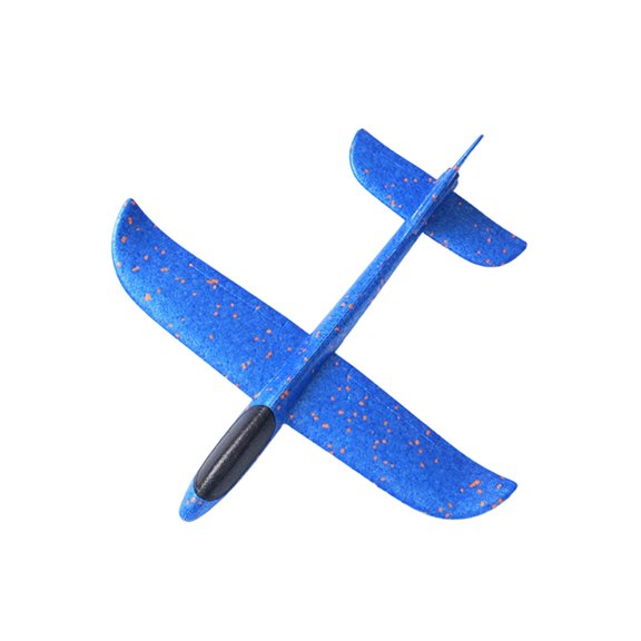 1Pc 48Inch Foam Airplane Hand Thrown Glider, Children's Educational Outdoor Leisure Toy, Hand Thrown Boomerang Model Sky Blue--