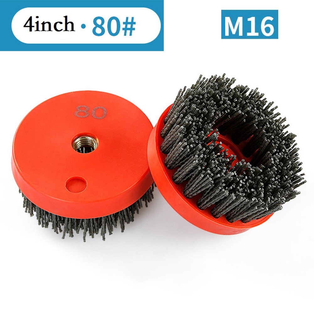 1Pc 4Inch Circular Antique Abrasive Brush Stone Granite Polishing