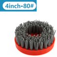 thumbnail image 1 of 1Pc 4Inch Round Antique Abrasive Brush M10 Back-Up Thread Nylon Silicon Carbon Grinding Abrasive Brush for Stone Granite Polish, 1 of 6