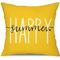 thumbnail image 1 of 1Pc/4Pcs Summer Pillow Covers Watercolor Daisy Throw Pillow Covers Hello Sunshine Summer Outdoor Decor Cushion Case Decoration for Home Couch Chair Sofa, 16x16inch/18x18inch/20x20inch, 1 of 4