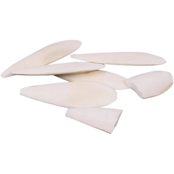 1Pc 5-7 Inch Cuttlefish Bone (Cuttlebone) For Pet Birds, Small Animals, Hamsters, Parrots And Reptiles - Calcium-Rich Natural Chew Toy For Dental Health And Beak Maintenance, 10Pc
