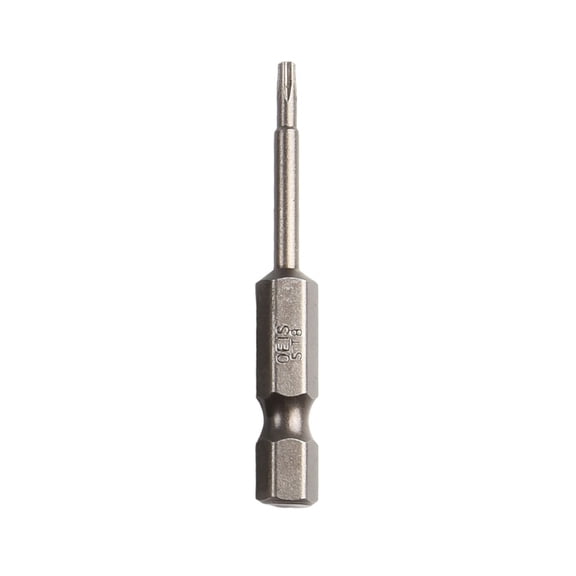 1Pc 50Mm 1/4 Hex Shank Magnetic Five-Point Torx Screwdriver Bit with Hole T8-T40 T8