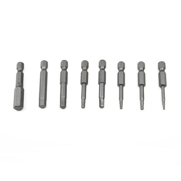 1Pc 50Mm Hex Head Wrench Screwdriver Bit 1/4 Inch Hex Shank Screwdriver Alloy Steel Screw Driver Magnetic Tips Hand Tools 1.5Mm Fangkenuo