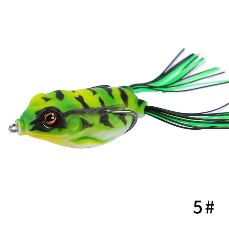 1Pc 55mm 12g Top Water Ray Frog Shape Minnow Crank Wobblers for Fly Fishing  Soft Tube Bait japan Plastic 