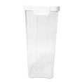 thumbnail image 1 of 1Pc 5Sizes(460,700,950,1300,1800ml) Airtight Cereal Containers Storage with Lids, Perfect Space Saving BPA-Free Plastic Container, Pantry Organization and Canister for Rice,Cereal(Clear,4.2x3.9x9.6"), 1 of 9