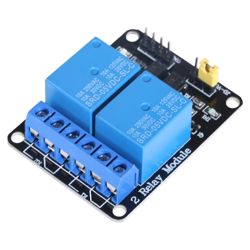 1Pc 5V 2 Two Channel Relay Module With Optocoupler For PIC ARM DSP AVR ...