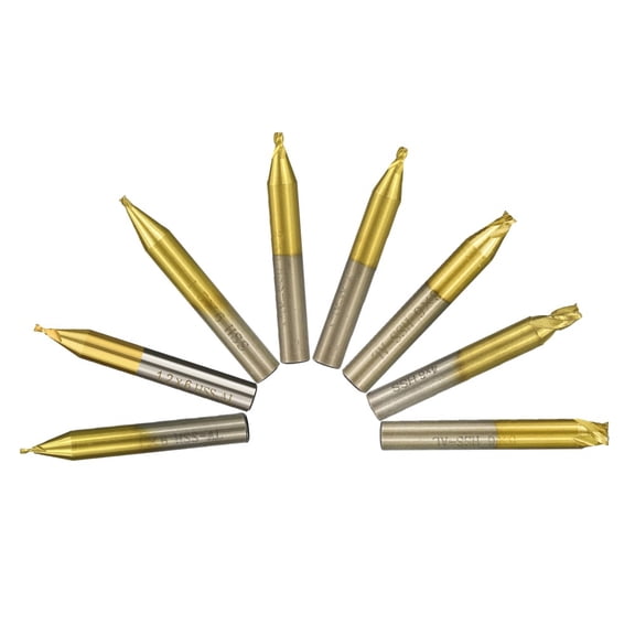 1Pc 6Mm Shank Key Cutting Machine Milling Cutter Vertical Key Machine 1.0-5.0Mm 2.0X6 Fangkenuo