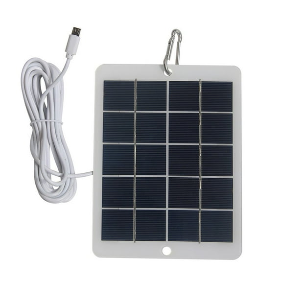 1Pc 6W 5V Solar Charging Panel Outdoor Solar Panels Camera Security Monitoring Garden Lights Solar Panel Charger With Power Cord