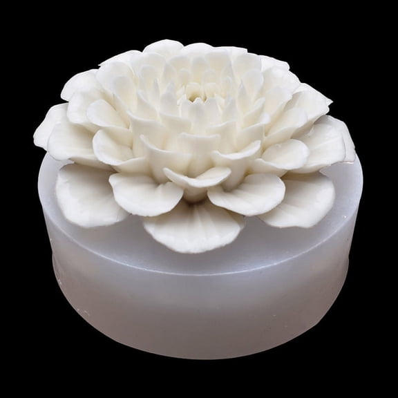 1Pc 8.8Cm 3D Peony Flower Silicone Mold Cake Mold Wedding Decorating Tool FDJAL