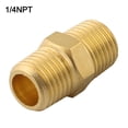 thumbnail image 1 of 1Pc /8Npt /4Npt 3/8Npt /2Npt Brass Elbow Pipe Fitting Connector Coupler B, 1 of 8