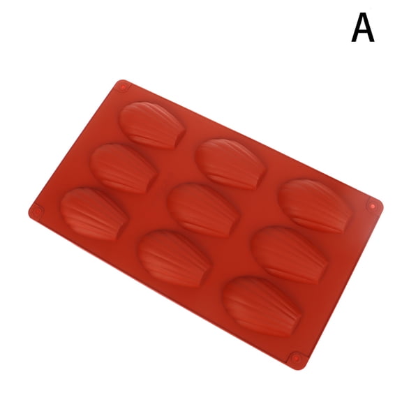 1Pc 9 Cavities Silicone Madeline Cookies Pan Madeline Mold Nonstick Baking Pan For Make Madeleine Cookies Kitchen Baking Mold