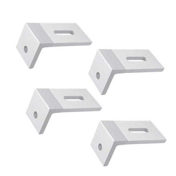 1Pc 1/4/10Pcs Aluminum Solars Panels Mounting L Brackets 90-Degree Angle Pv Connection Angle for Rv Boats Off Grid Roofs