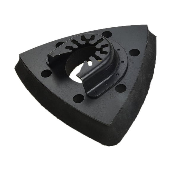 1Pc 90Mm Flush Triangular Sanding Pad Oscillating Saw Blade For Fein Woodworking Multi-Tool Triangle Sand Base Tool Accessories Smile Home