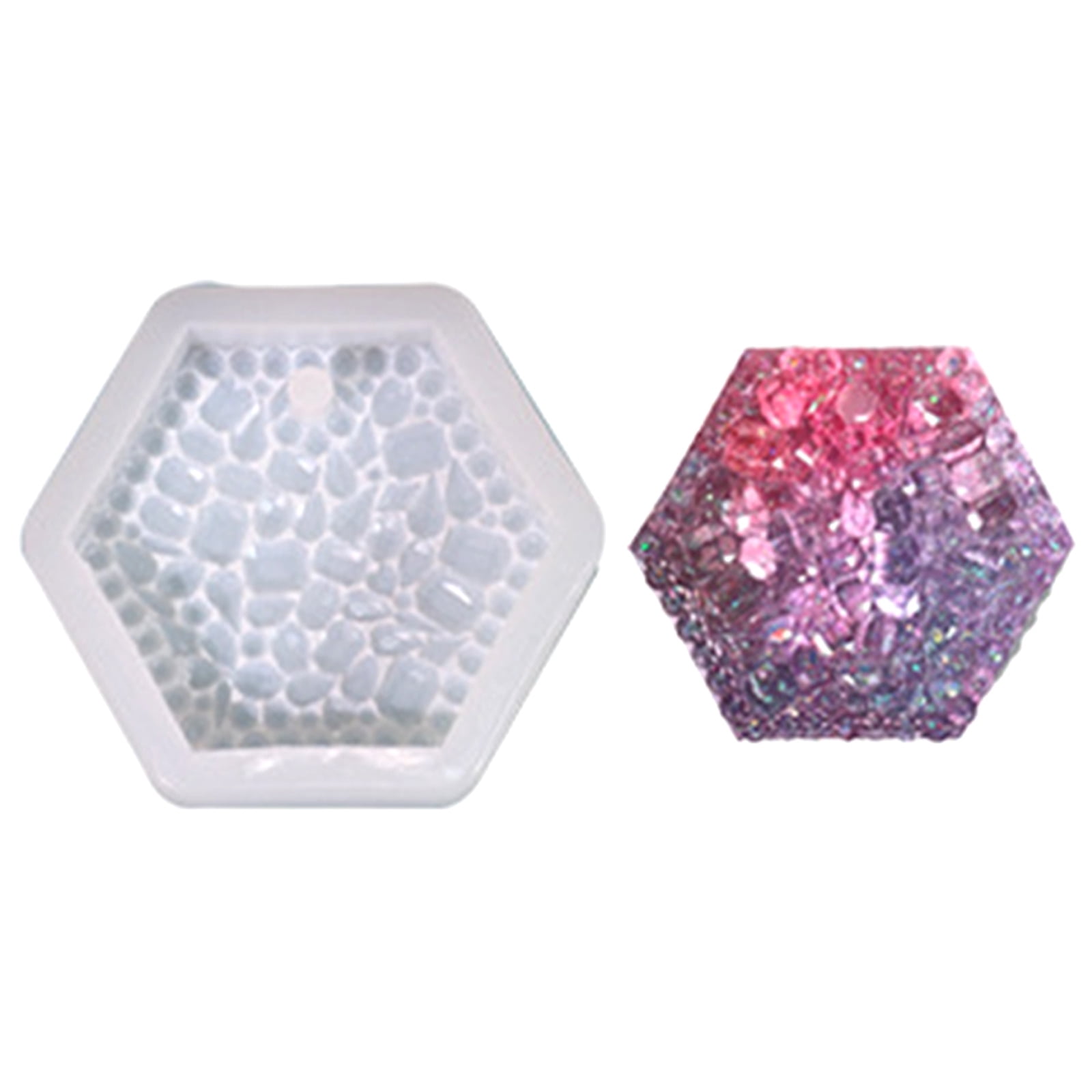 1Pc/9Pcs Listing Silicone Mold Crystal Various Shapes Pendant Mold Car ...