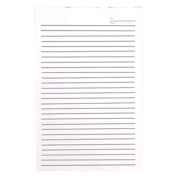 1Pc A5 Top Staple-Bound Notebook Lined, 40 Sheets Ruled Scratch Pad, 8.85"x6.02" Thickened Softcover Small Writing Pad