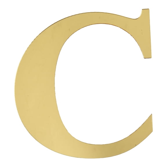 1Pc Acrylic Mirror Wall Sticker 26 Letters English Alphabet Diy Party Decoration Gold English Letter Decal Home Decor 10X8X1Cm