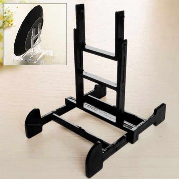 1Pc Adjustable Display Stands Transparent Display Easel Bowl Plate Art Photo Picture Frame Holder Book Stands For Household