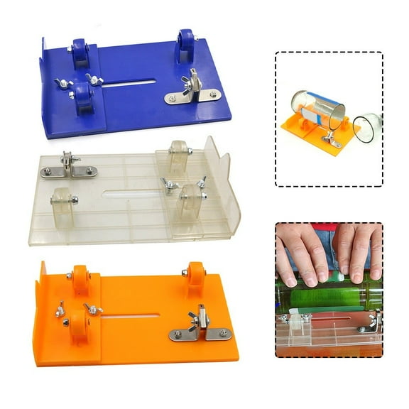 1Pc Adjustable Diy Wine Glass Bottle Cutter Crafting Cutting Hand Tool Blue Smile Home