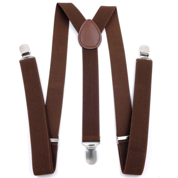 1Pc Adjustable Elastic Y Back Men Suspenders Heavy Duty 3 Metal Clips Trouser Braces Stretch Pants Suspender For Daily Formal Outfits Multiple Classic Colors