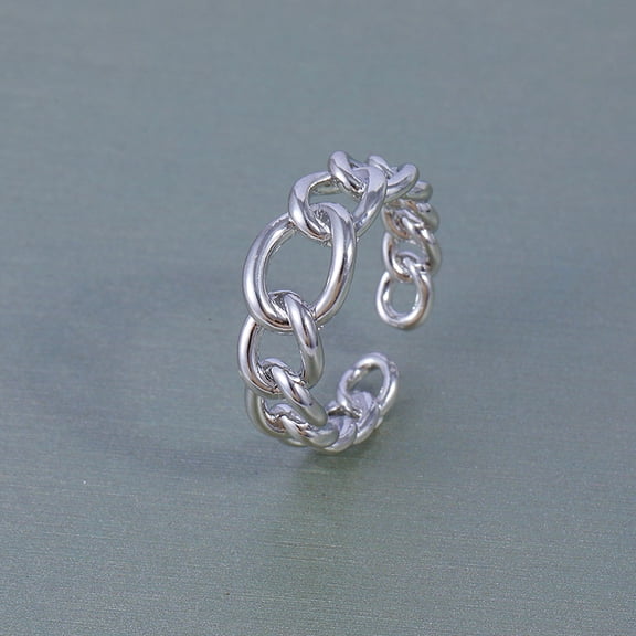 1Pc Adjustable Knuckle Rings Open Mouth Finger Rings Jewelry Stackable Ring Stainless Steel Vintage Stacking DaintyDIY