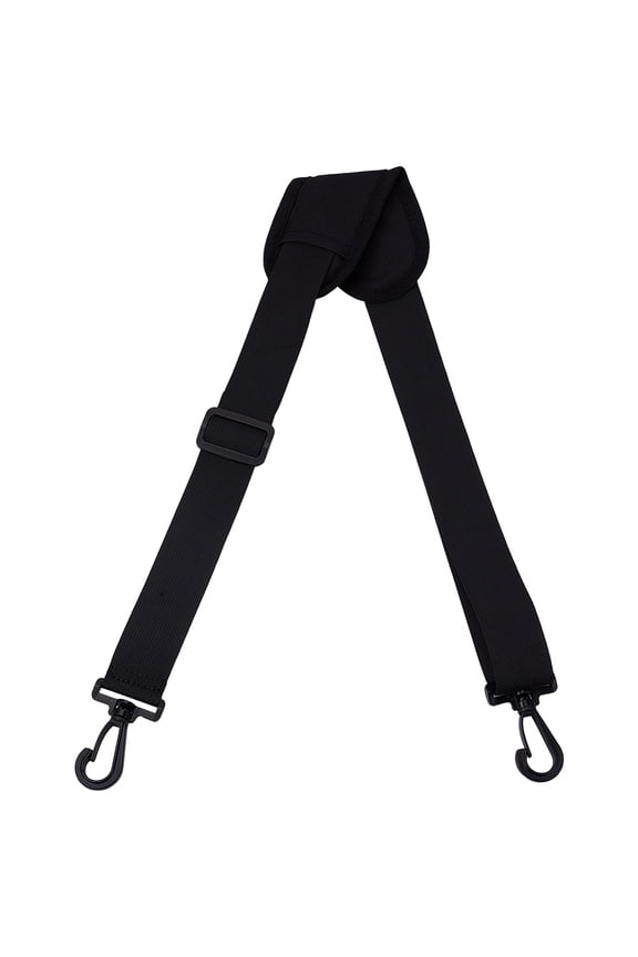 1Pc Adjustable Polyester Bag Straps with Plastic Clasps for Bag Black 790~1240x73mm