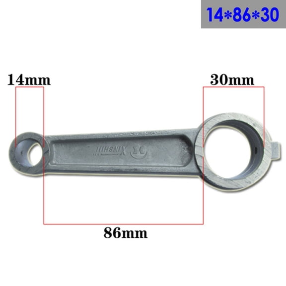 1Pc Air Compressor Connecting Rod Silver Tone Aluminum Alloy For Air compressor