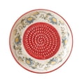 thumbnail image 1 of 1Pc All-In-One Premium Ceramic Garlic Grater Plate - Cross Glazed Design and Style - for Garlic, Ginger, Chocolate, and More -4.6X0.7In Happy Day!, 1 of 4