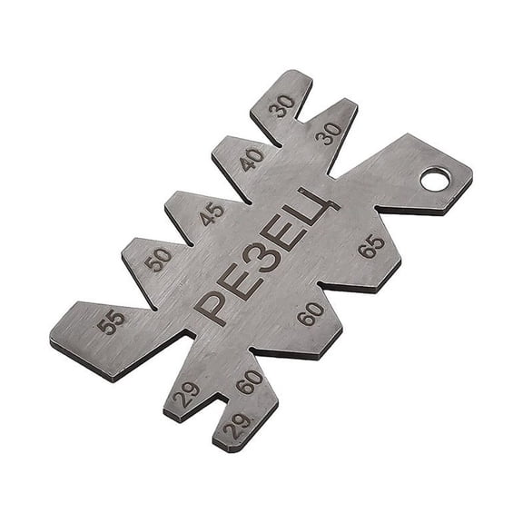 1Pc Angle Gauge Carpenter Measuring Tool Thread Cutting Gauge Steel Angle Arc Model Angle Threads Screw Gauges Woodworking Tool Ynop Smile Home