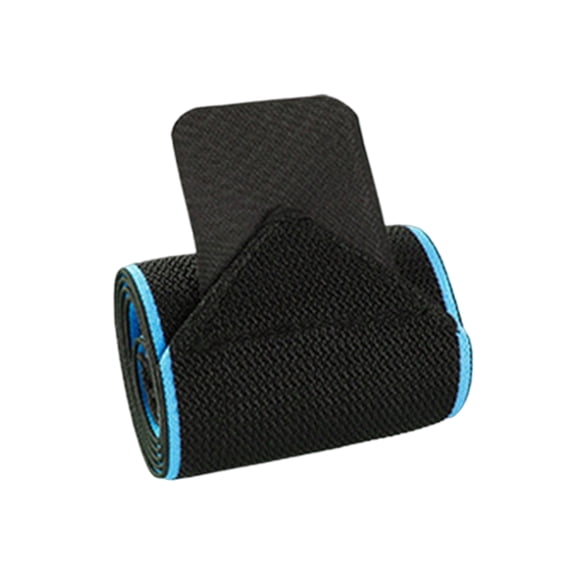 1Pc Ankle Brace Anti-slip Elastic Bandage Comfortable Adjustable Breathable Joint Stability Sweat Absorption Protective Football Ankle Support for Fitness-Blue