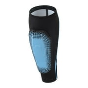 1Pc Anti-Collision Football Shin Guards Sports Leg Calf Sleeves Legging Soccer Blue Xxl