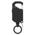 thumbnail image 1 of 1Pc Anti-Theft Metal Easy-to-pull Buckle Rope Elastic Key Chain Sporty Retractable Key Ring Anti Lost Easy Pull Buckle, 1 of 7