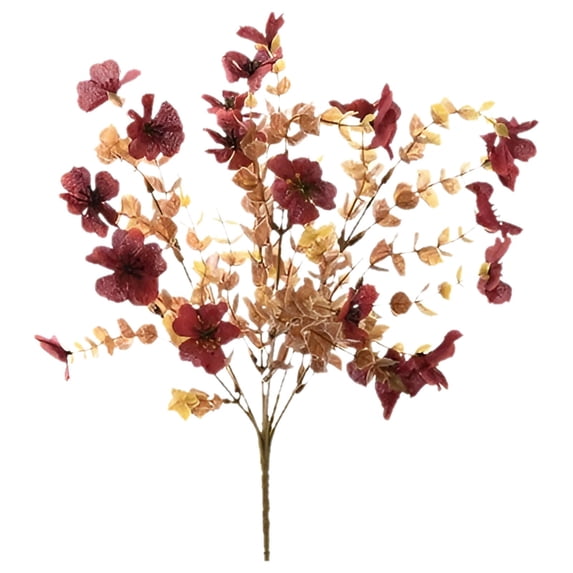 1Pc Artificial Fall Flower Fall Plastic Artificial Flower For Living Room,Plastic (A)