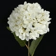 thumbnail image 1 of 1Pc Artificial Flower-Artificial Flower Brushed Hydrangea Milky White By Shiogb-Hydrangeas Artificial Flowers Bouquet Decoration Bridal Wedding Flower Real Latex Home-Wh109 Mother's Day Clearance, 1 of 5