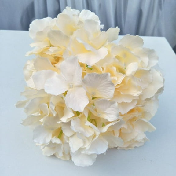 1Pc Artificial Flower Clearance! Artificial Flower 1 Bouquet 5 Heads Hydrangea Handmade Flower Simulation Flowers for Home Wedding Decor