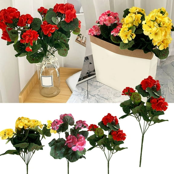 1Pc Artificial Flower Clearance! Artificial Flower Latex Real Bridal Wedding Bouquet Home Decoration Artificial Indoor Outdoor Greenery for Wedding Party Home Garden, Fake Flowers Promotion Sale!