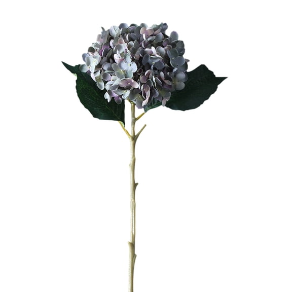 1Pc Artificial Hydrangea Bouquet Artificial Hydrangea For Living Room,Pvc Blue