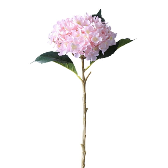 1Pc Artificial Hydrangea Bouquet Artificial Hydrangea For Living Room,Pvc Pink
