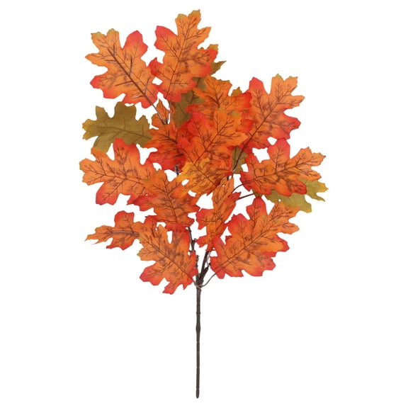1Pc Artificial Maple Leaf Pick Artificial Maple Leaf Spray Plastic For Living Room Office Desk (D)