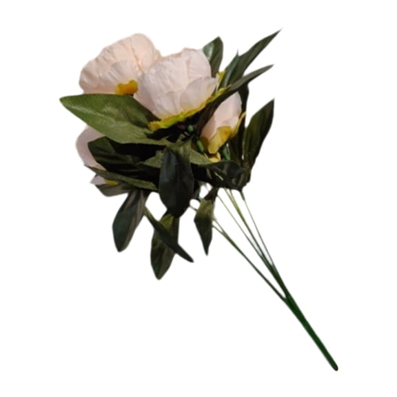 1Pc Artificial Peony Bouquet Artificial Peony For Living Room,Plastic (G)