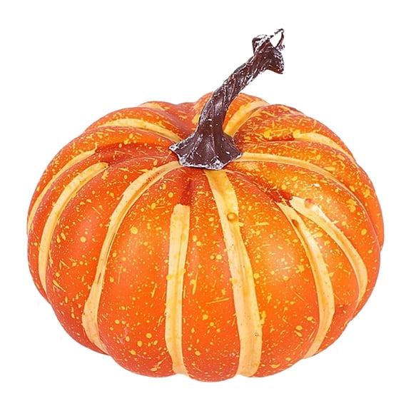 1Pc Artificial Pumpkin Fake Large Pumpkin Model For Desk,Plastic (B)
