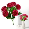 thumbnail image 1 of 1Pc Artificial Rose Flower Pick,Realistic Silk Artificial Flowers with Stems,Artificial Rose Flower Heads Real Looking Fake Roses for Valentine's Day Gifts,Engagement,Anniversary,Wedding,Red,12", 1 of 8
