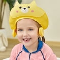 thumbnail image 1 of 1Pc Baby Shower Cap Shield for Kids Soft Silicone Adjustable 1-10 Years Old Cartoon Pig Shower Cap for Kids Toddler Shower Cap Shield Makes the Kids Bath More Fun, 1 of 5
