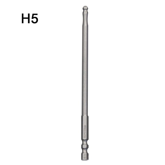 1Pc Ball End Hex Screwdriver Bit Metric Hex Bit 150Mm Long Magnetic Driver Bit High Hardness Hexagon Socket Screwdriver Bit