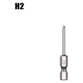 thumbnail image 1 of 1Pc Ball End Hex Screwdriver Bit Metric Hex Bit 50Mm Long Magnetic Driver Bit, 1 of 7