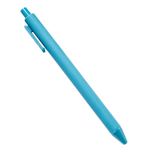 1Pc Ballpoint Pens Black Ink Medium Point 1mm Pen with Super Soft Grip Ball Point Pen for Men Women Smooth Writing No Bleed Retractable Pens, Multicolor Pen Body Color(Sky Blue,5.6x0.6")