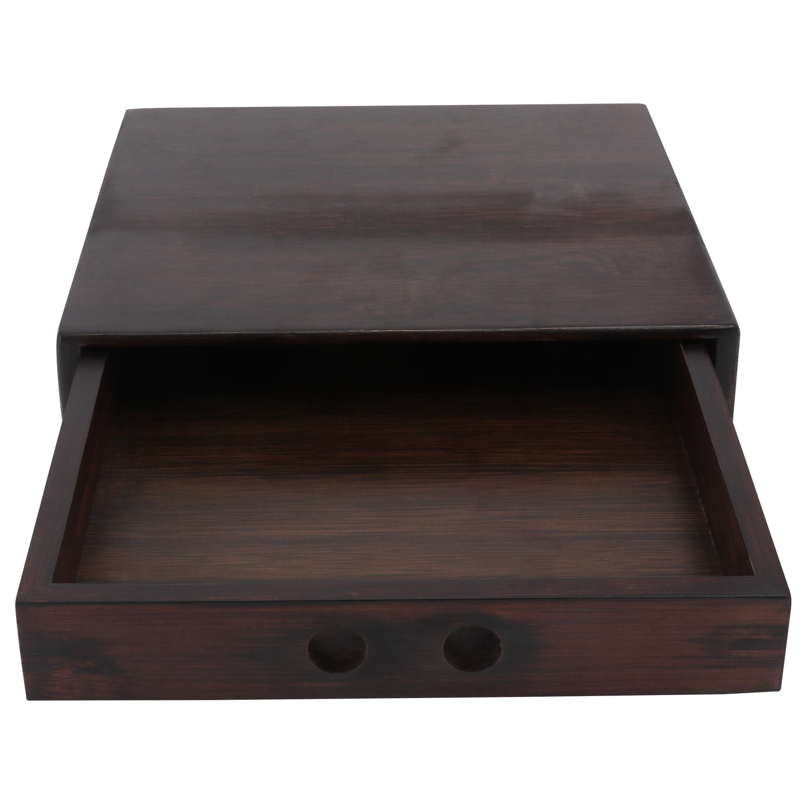 1Pc Bamboo Drawer Type Storage Box Retro Tealeaf Storage Container for