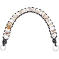 thumbnail image 1 of 1Pc Bead Purse Strap 24.4-25.6" Acrylic Purse Strap Marble Pattern Handbag Chain Short Shoulder Bag Strap Replacement with Alloy Spring Ring for Purse Handbags DIY Crafts, 1 of 7