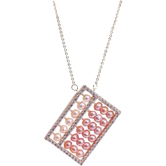 1Pc Best Sleek Pearl Pendant Necklace Plated Freshwater Pearl Clavicle Chain Accessory for Women for Parties together with Daily Wear Elegant for Special Occasions White[h813]